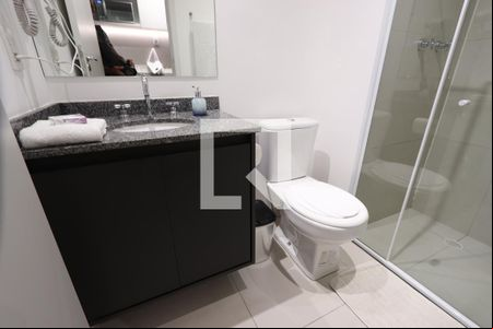 Banheiro de kitnet/studio à venda com 1 quarto, 23m² em Centro Histórico de São Paulo, São Paulo