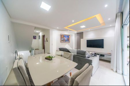 Sala de casa de condomínio à venda com 3 quartos, 127m² em Vila Helena, Santo André