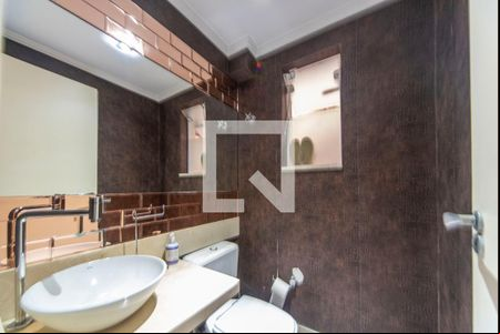 Lavabo de casa de condomínio à venda com 3 quartos, 260m² em Vila Alice, Santo André