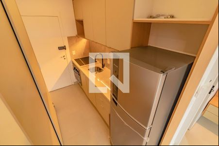 Cozinha de kitnet/studio à venda com 1 quarto, 26m² em Vila Clementino, São Paulo