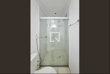 Banheiro da Suíte de apartamento para alugar com 1 quarto, 39m² em Jardim Chácara Inglesa, São Bernardo do Campo