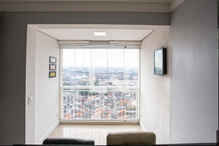 Varanda da Sala de apartamento à venda com 3 quartos, 63m² em Piraporinha, Diadema