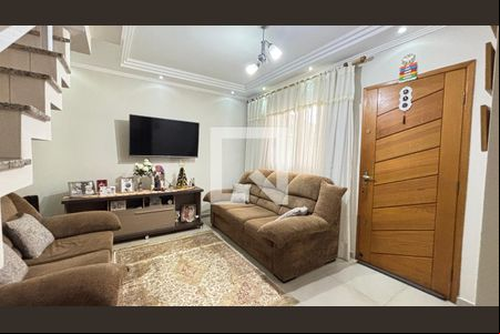 Sala de casa à venda com 3 quartos, 80m² em Vila Pires, Santo André