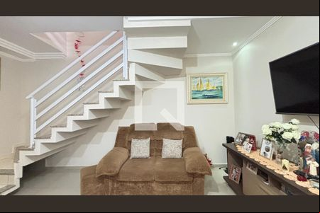 Sala de casa à venda com 3 quartos, 80m² em Vila Pires, Santo André