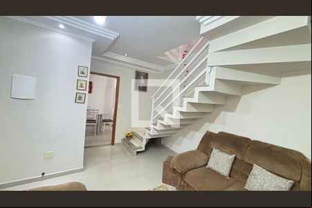 Sala de casa à venda com 3 quartos, 80m² em Vila Pires, Santo André