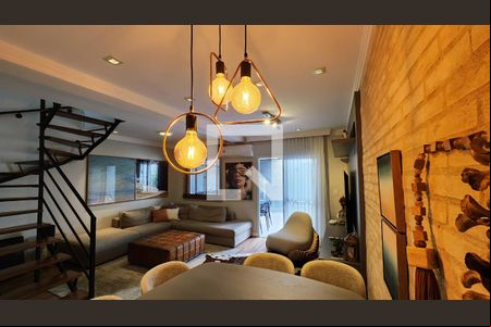 Sala de casa de condomínio à venda com 3 quartos, 85m² em Jardim Shangai, Jundiaí