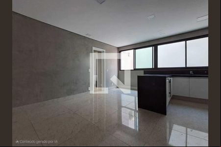 Sala de apartamento para alugar com 2 quartos, 69m² em Serra, Belo Horizonte