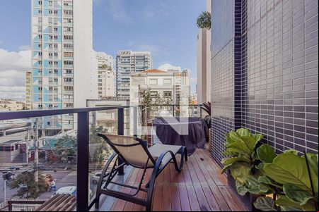 Varanda de apartamento à venda com 2 quartos, 103m² em Pinheiros, São Paulo