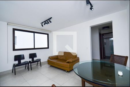 Sala de apartamento para alugar com 1 quarto, 48m² em Santo Agostinho, Belo Horizonte