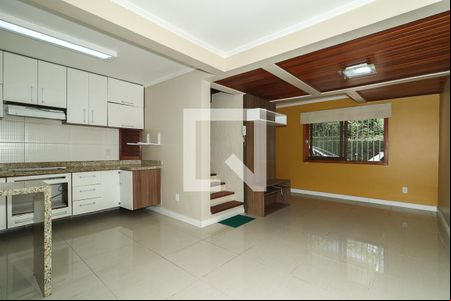 Sala de casa de condomínio para alugar com 3 quartos, 145m² em Jardim Floresta, Porto Alegre