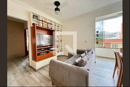 Sala de apartamento à venda com 3 quartos, 85m² em Estoril, Belo Horizonte