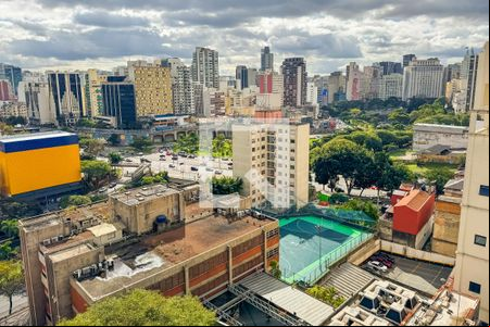 Vista da Sacada de kitnet/studio à venda com 1 quarto, 23m² em Liberdade, São Paulo