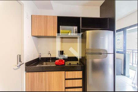 Cozinha de kitnet/studio à venda com 1 quarto, 25m² em Vila Mariana, São Paulo