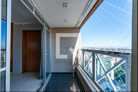 Varanda da Sala 1 de apartamento para alugar com 3 quartos, 83m² em Buritis, Belo Horizonte